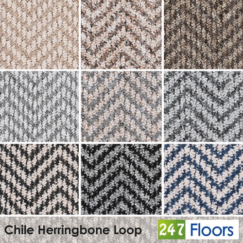 Herringbone pattern loop - herringbone,