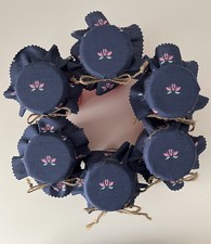 Handmade water lily jam jar - 6,