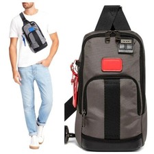 ?️ TUMI FIFE Slim Sling Bag Travel Bikercore Unisex Bikercore