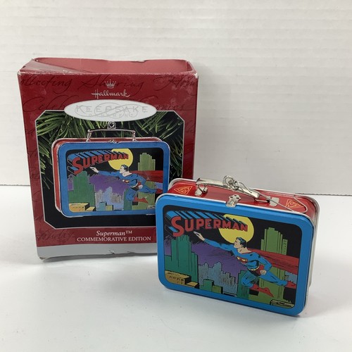 Hallmark superman lunch box - hallmark,