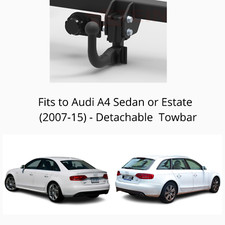 DETACHABLE Tow Bar For Audi A4