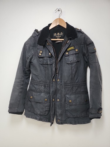 Barbour speedway ladies navy - speedway,