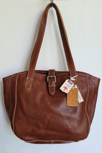 Fat face real leather hobo - fat,