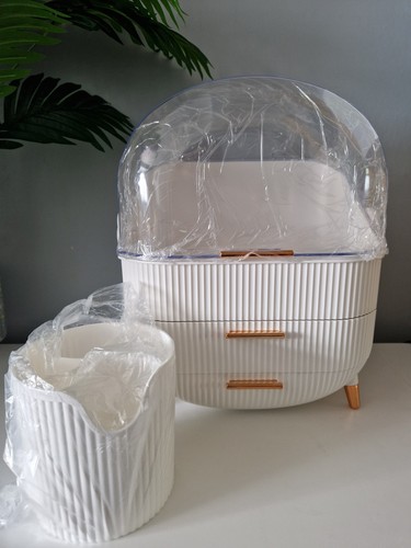 Large white makeup organiser - large,
