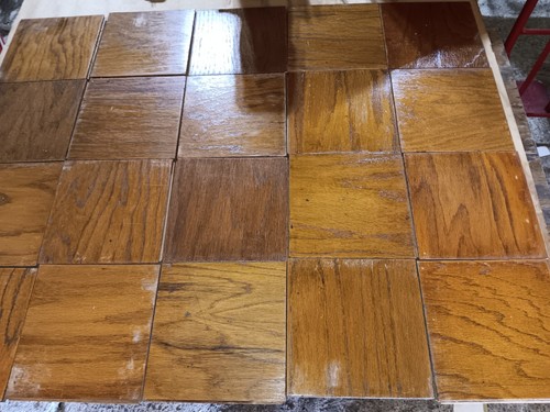 Vtg bruce oak 9x9 - vtg.,