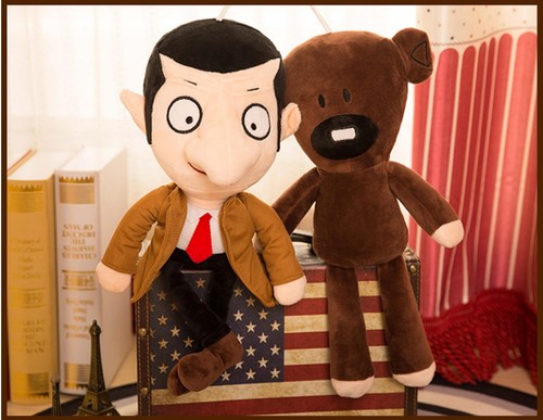 Bean brown bear plush - mr,