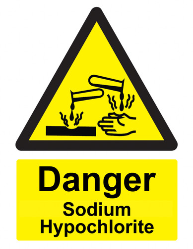 Sodium hypochlorite danger - hypochlorite,