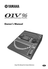 Operating Instructions For Yamaha 01 V 96