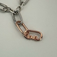 Pandora ME Love Word Link – 14k Rose Gold Plated