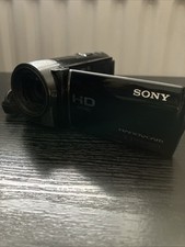 Sony Handycam HDR-CX130E Handheld HD Camcorder Black Tested No Charger/SD Card