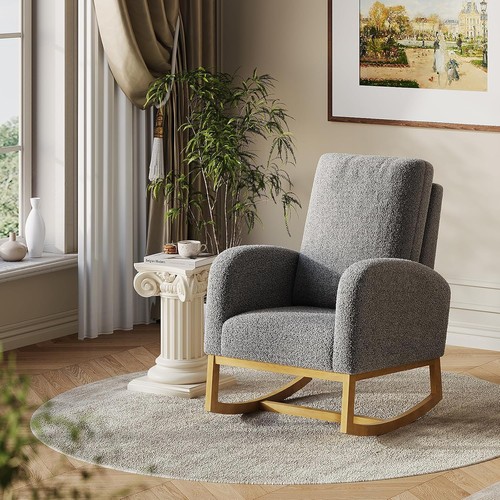 Upholstered rocking chair - upholstered,