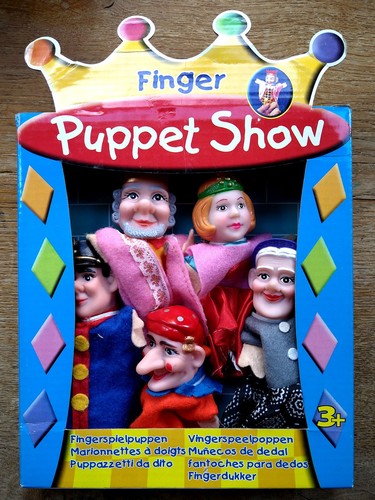 Finger puppet show character - show,