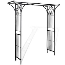 Garden Arch 200x52x204cm Climbing Plants Arbour Pergola Archway Patio vidaXL