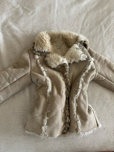Vintage y2k afghan - coat, beige