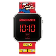 Nintendo Super Mario Printed Strap LED Watch GSM4107