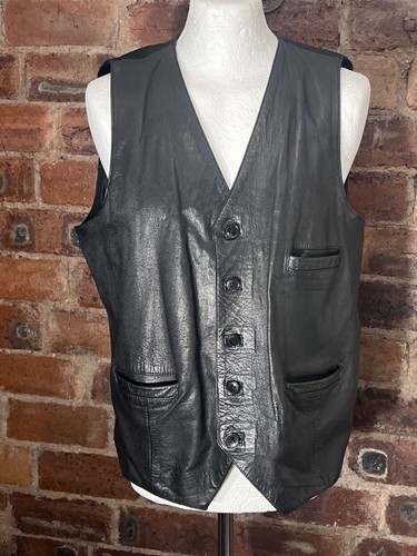 Vintage black leather - black,
