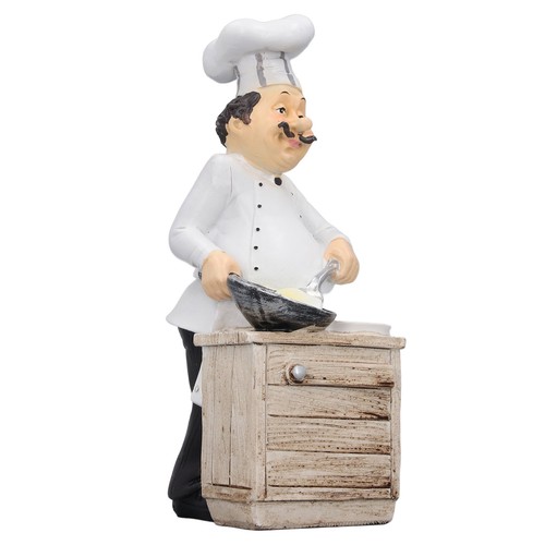 Chef cooking statue - statue,