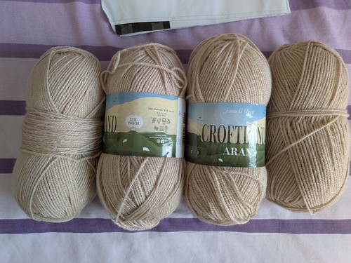James brett oatmeal wool - james,