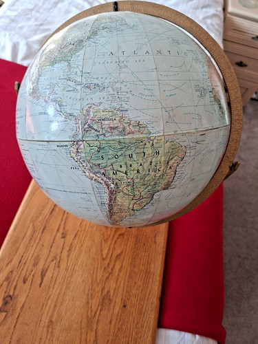 Vintage globe tall 12 - globe,