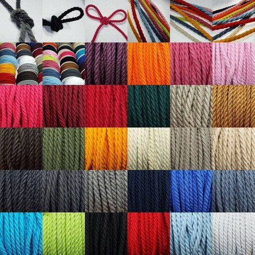 5mm cord pure cotton barley - 5mm,