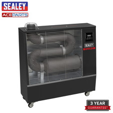 Sealey IR13 Industrial Infrared Diesel Heater 13kW Wheels Warehouse Garage