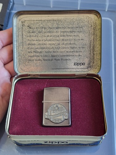 Zippo 60th anniversary lighter - zippo,