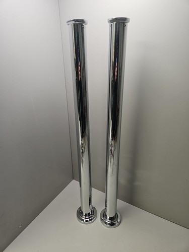 Harlequin chrome pipe shrouds - chrome,