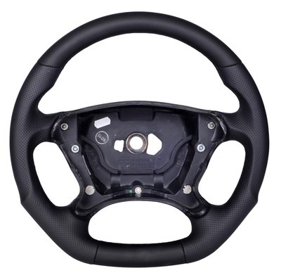 Leather steering wheel - leather,