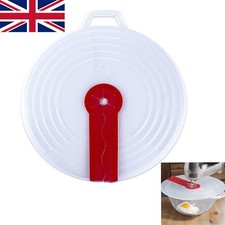 12” Kitchen Mixing Bowl Hand Mixer Silicone Splatter Guard Frying Pan Splash