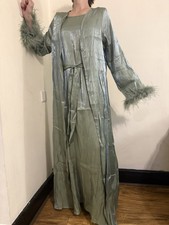 Women Muslim Open Kimono Abaya