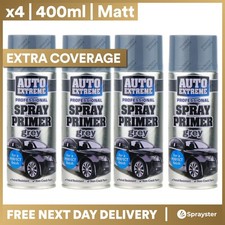 4 x 400ml Grey Primer Matt