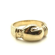 9ct Yellow Solid Gold Boxing