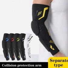 Sport Safety Forearm Cover Long Arm Sleeve Protector Elbow Brace Guard ElbowPad