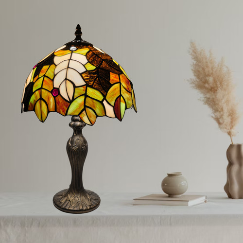 Tiffany style table - tiffany,