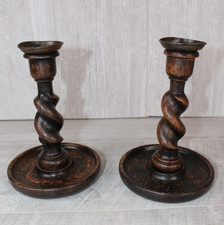 Antique Pair English Oak