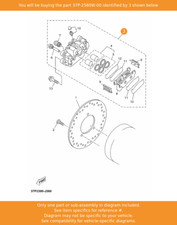 YAMAHA Caliper Assy, Rear 2