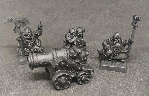 Warhammer dwarf cannon crew - dwarf, &