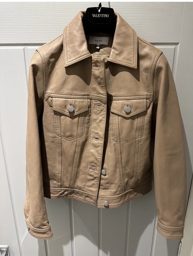 Reiss piper leather trucker - leather,