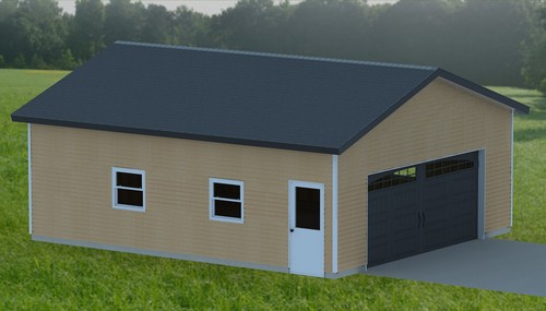 Double garage plans 001 - double,