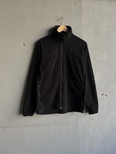 Fjallraven Men’s Black Stuga Fleece Jacket Full Zip Outdoor Size M