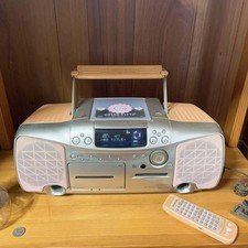 KENWOOD Hello Kitty MDX-E3 CD MD Radio Player Sanrio Pink AC 100V 32W