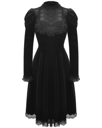 Dark love gothic dress - love,