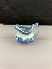 Spode Italian Blue Milk / Cream Jug 4" High Last 1 Available
