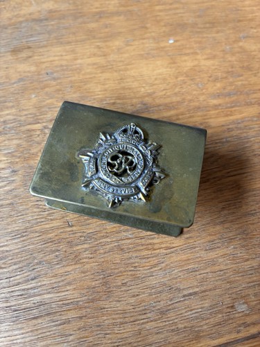 Ww2 army brass matchbox - ww2, cover
