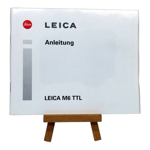 Leica ttl user manual - m6,