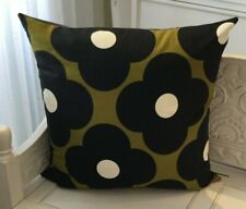 HANDMADE cushion cover Use Orla Kiely  SPot flower sea grass Fabric SINGLE SIDED