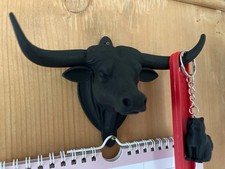 Bull Long Horn Key Hook Home