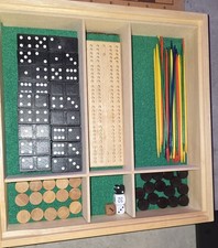 Vintage GAME COMPENDIUM Wooden