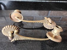 Pair Of Vintage Brass Hinged