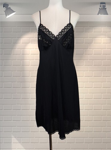 Vintage black silky slinky - vintage,